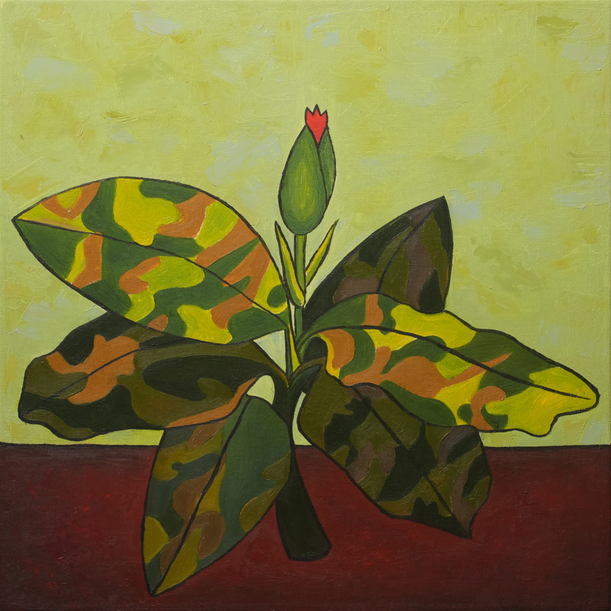 Пять стадий принятия неизбежного 2. Холст, масло.