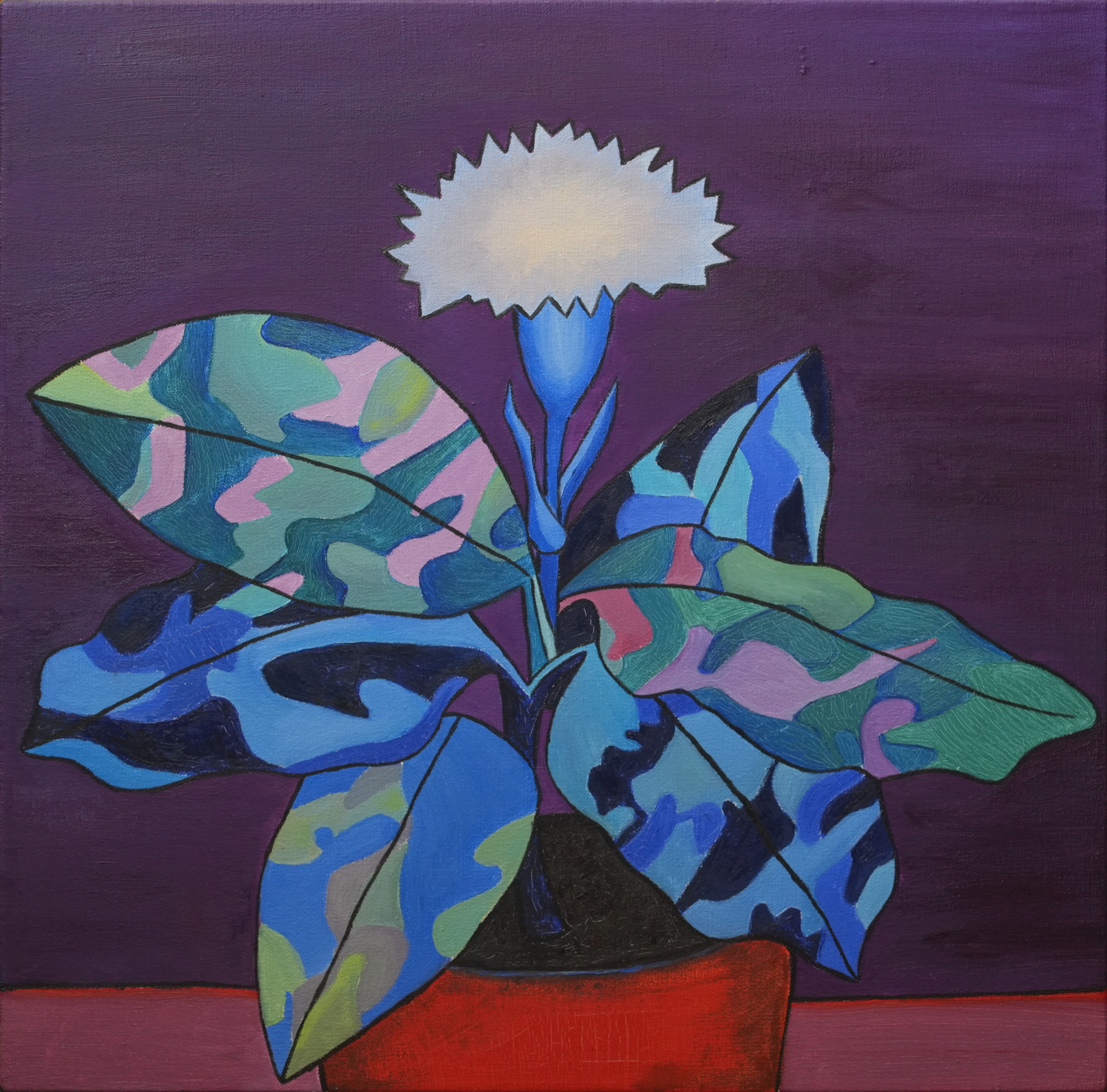 Пять стадий принятия неизбежного 5. Холст, масло.